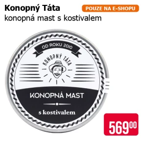 Konopný táta - Konopná mast s kostivalem 200ml