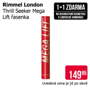 Akce 1+1 zdarma na dekorativní kosmetiku v libovolné kombinaci
