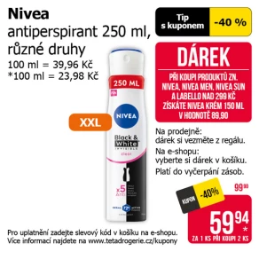 Sleva na produkty Nivea