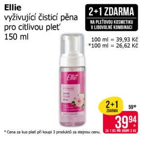 Akce 2+1 zdarma na pleťovou kosmetiku v libovolné kombinaci