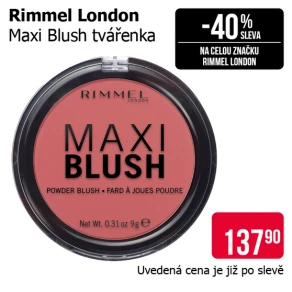 Sleva na produkty Rimmel London