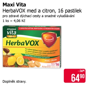 Sleva na produkty Maxi Vita