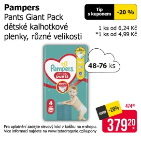 Sleva na produkty Pampers