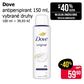 Sleva na produkty Dove