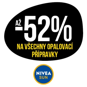 Sleva až 52 % na všechny opalovací přípravky značky Nivea Sun