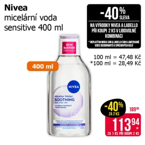 Sleva na produkty Nivea