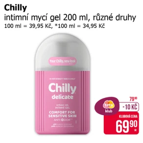 Sleva na produkty Chilly