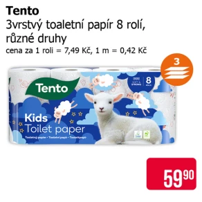 Sleva na produkty Tento