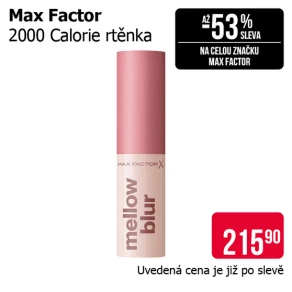 Sleva na produkty Max Factor