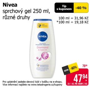 Sleva na produkty Nivea