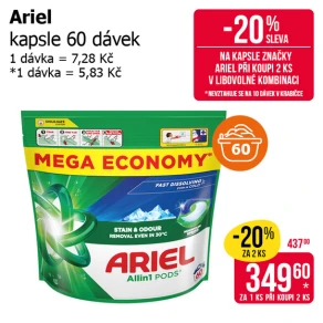 Sleva na produkty Ariel