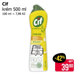 Sleva na produkty Cif