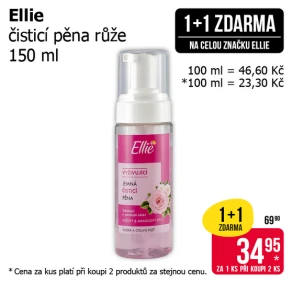 Akce 1+1 zdarma na celou značku Ellie v libovolné kombinaci