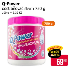 Sleva na produkty Q-Power