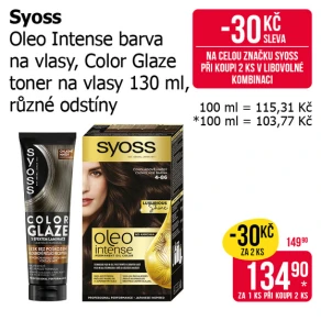 Sleva na produkty Syoss