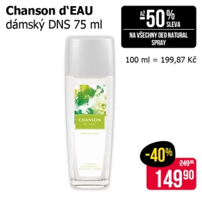 Sleva na produkty Chanson d'EAU