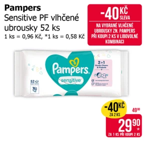 Sleva na produkty Pampers