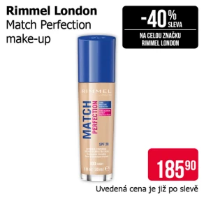 Sleva na produkty Rimmel London