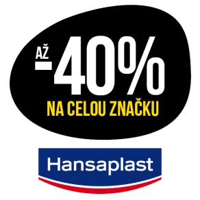 Sleva až 40 % na celou značku Hansaplast