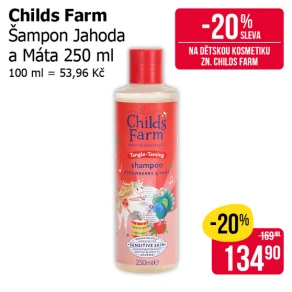 Sleva na produkty Childs Farm