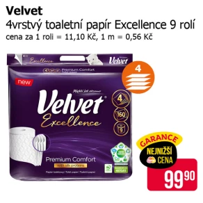 Sleva na produkty Velvet