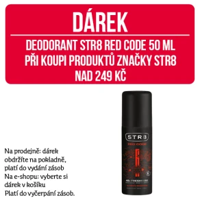 Dárek - Deodorant STR8 Red Code 50 ml při koupi produktů značky STR8 nad  249 Kč