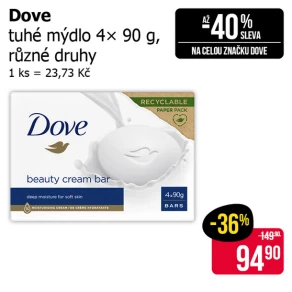 Sleva na produkty Dove