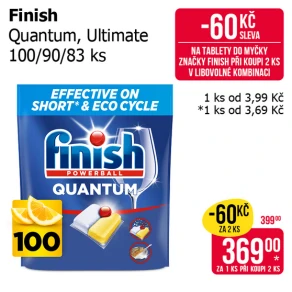 Sleva na produkty Finish