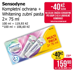Sleva na produkty Sensodyne