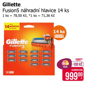 Sleva na produkty Gillette
