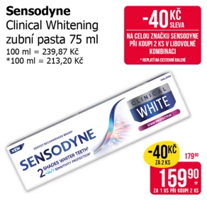 Sleva na produkty Sensodyne