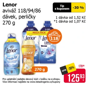 Sleva na produkty Lenor