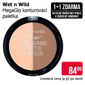 Akce 1+1 zdarma na celou značku Wet n Wild v libovolné kombinaci