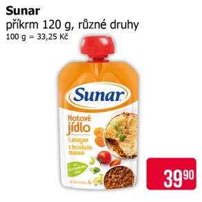 Sleva na produkty Sunar