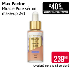 Sleva na produkty Max Factor