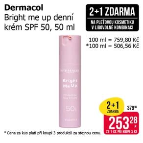 Akce 2+1 zdarma na pleťovou kosmetiku v libovolné kombinaci