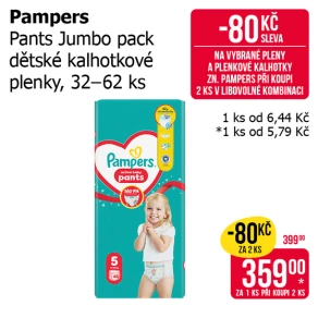 Sleva na produkty Pampers
