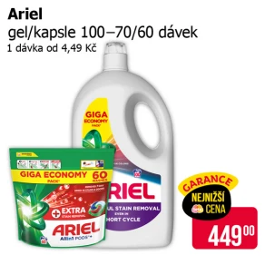 Sleva na produkty Ariel