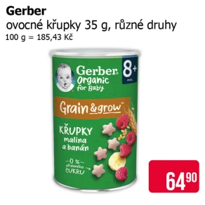 Sleva na produkty Gerber