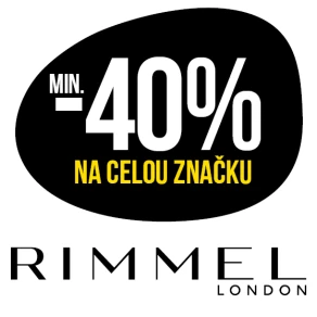 Sleva min. 40 % na celou značku Rimmel London
