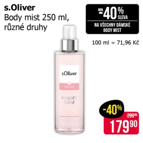 Sleva na produkty S.OLIVER