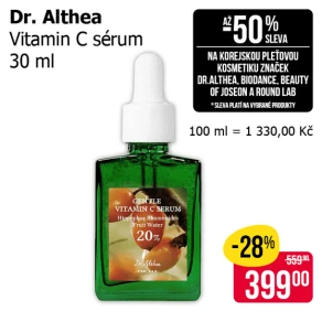 Sleva na produkty Dr. Althea