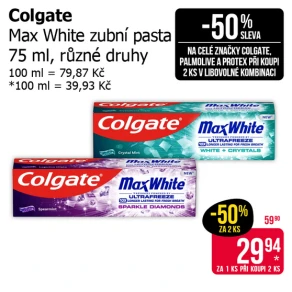 Sleva na produkty Colgate