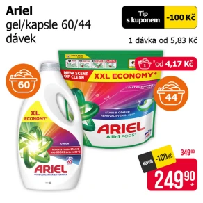 Sleva na produkty Ariel