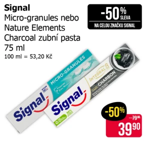 Sleva na produkty Signal