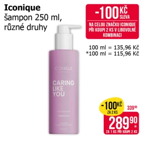 Sleva na produkty ICONIQUE