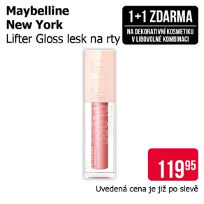 Akce 1+1 zdarma na dekorativní kosmetiku v libovolné kombinaci