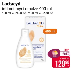 Sleva na produkty Lactacyd