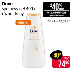 Sleva na produkty Dove