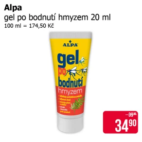 Sleva na produkty Alpa